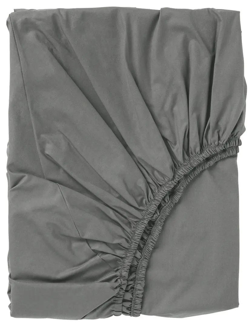 Cearsaf cu elastic Ikea Ullvide 90х200 (Gri)