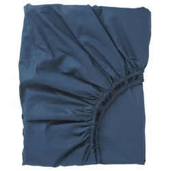 Cearşaf cu elastic Ikea Ullvide 90x200 (Albastru Inchis)