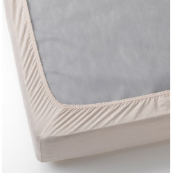 Простынь на резинке Ikea Varvial 160x200 (Бежевый) Thumb