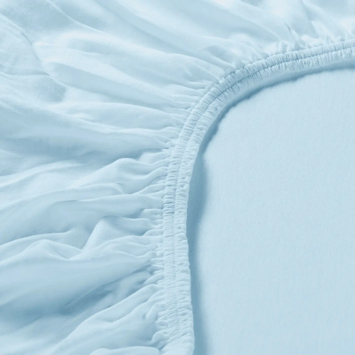Простынь на резинке Ikea Varvial 160x200 (Голубой) - 2