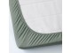 Cearşaf cu elastic Ikea Varvial 160x200 (Gri-Verde)