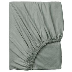 Простынь на резинке Ikea Varvial 180x200 (Серо-зеленый)