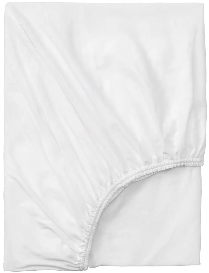 Простынь на резинке Ikea Varvial 80x200 (Белый)