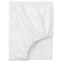 Простынь на резинке Ikea Varvial 80x200 (Белый)