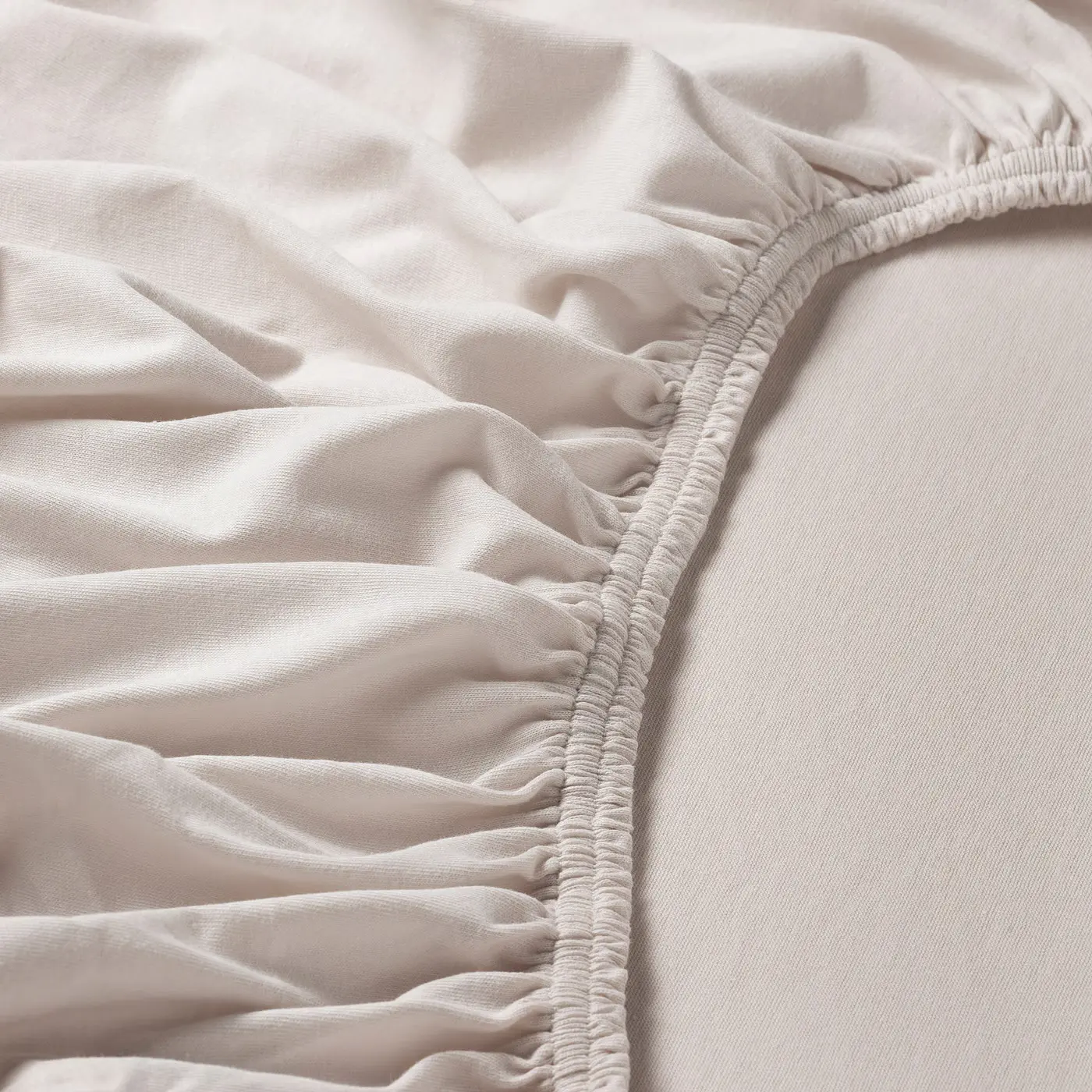 Cearşaf cu elastic Ikea Varvial 80x200 (Bej) - 2