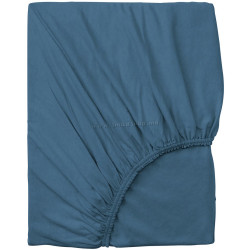 Простынь на резинке Ikea Varvial 80x200 (Синий)