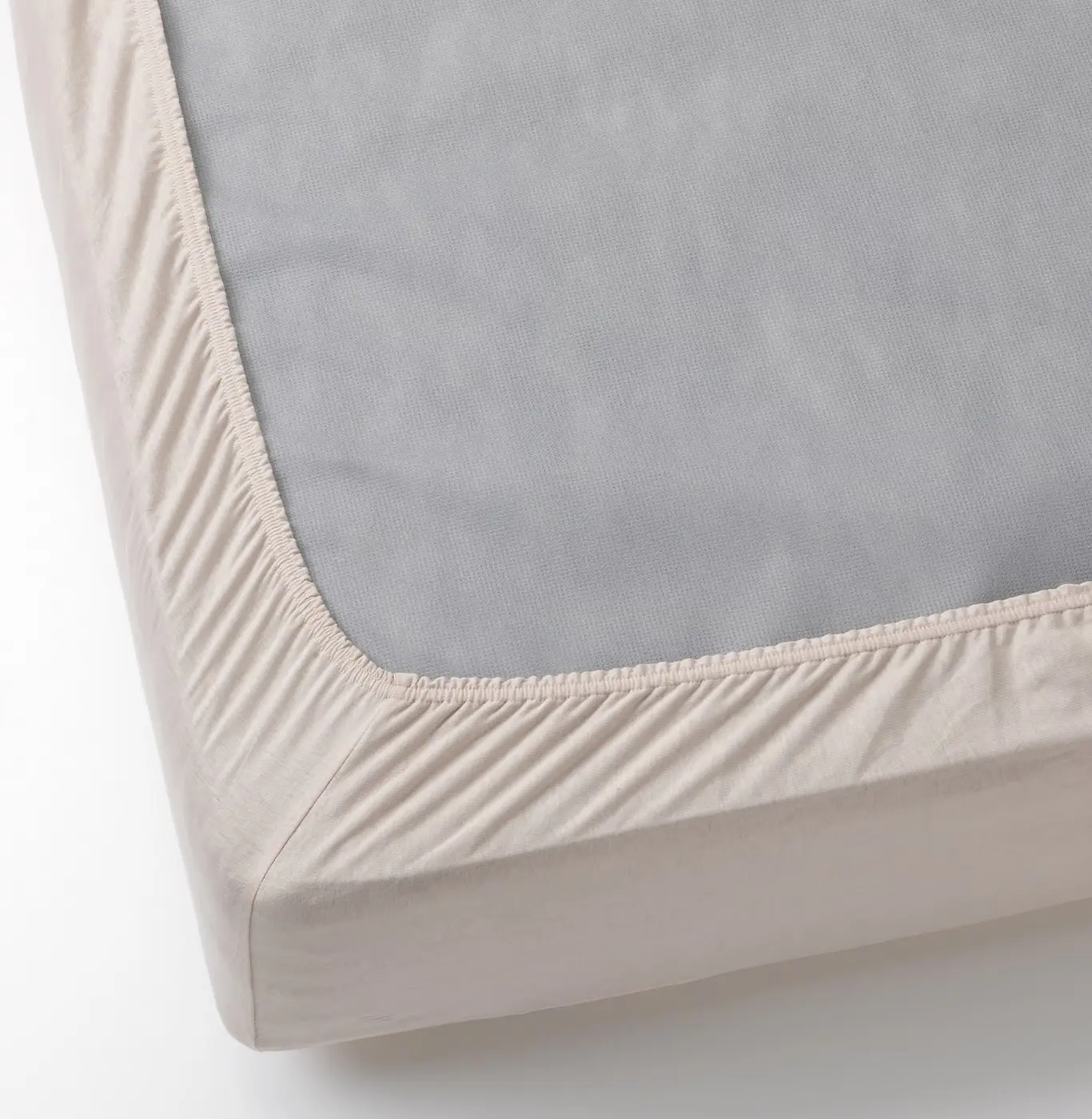 Простынь на резинке Ikea Varvial 90x200 (Бежевый) - 2