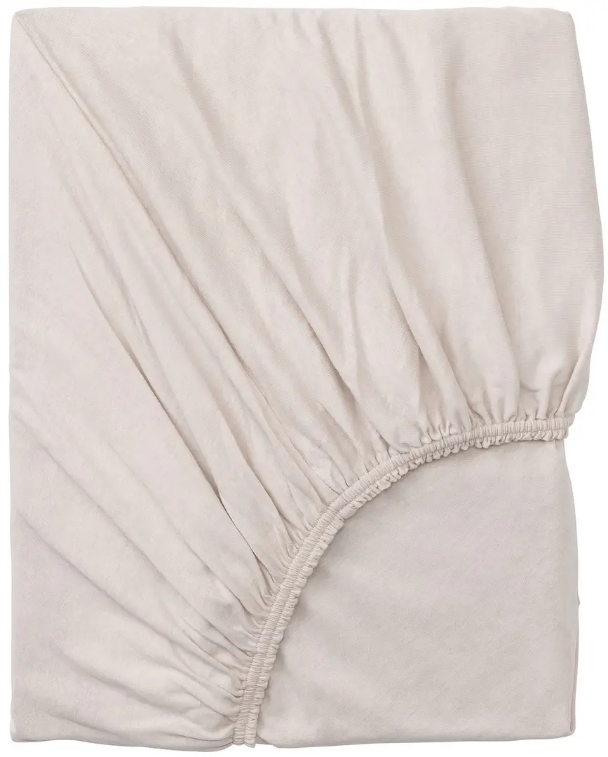 Простынь на резинке Ikea Varvial 90x200 (Бежевый)