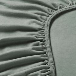 Cearşaf cu elastic Ikea Varvial 90x200 (Gri-Verde) Thumb