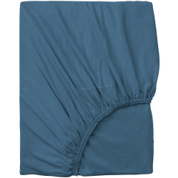 Cearşaf cu elastic Ikea Varvial 90x200 (Albastru)