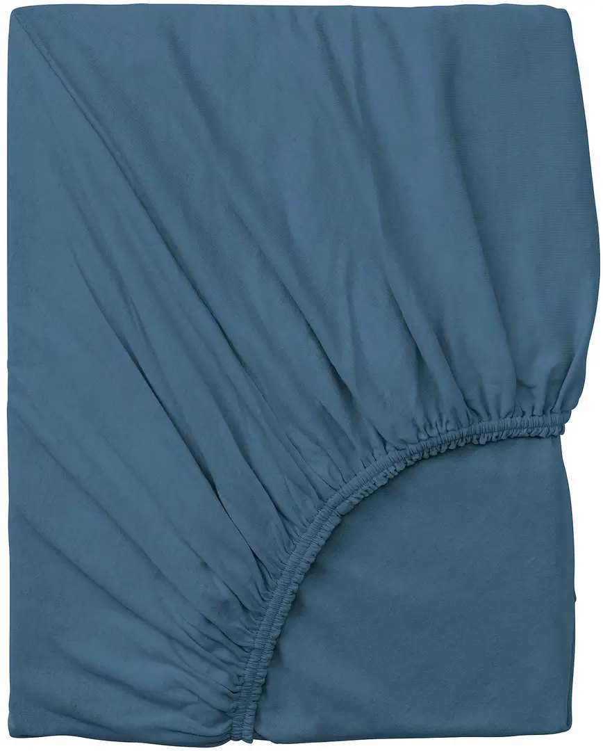 Cearşaf cu elastic Ikea Varvial 90x200 (Albastru)