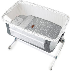 Детское постельное белье Jane Stars 50x80 (White/Grey) Thumb