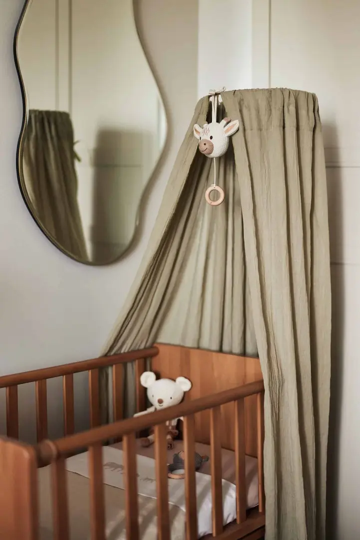 Baldachin pentru pat Jollein Vintage 155cm (Olive Green)