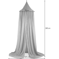 Балдахин для кроватки Jollein Vintage 245cm (Ivory) Thumb