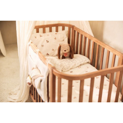 Балдахин для кроватки Jollein Vintage Cosy Check 245cm (Sand) Thumb