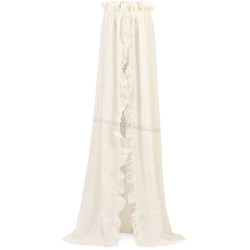 Baldachin pentru pat Jollein Vintage Ruffle 155cm (Ivory)