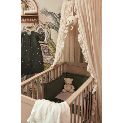 Балдахин для кроватки Jollein Vintage Ruffle 245cm (Nougat) Thumb