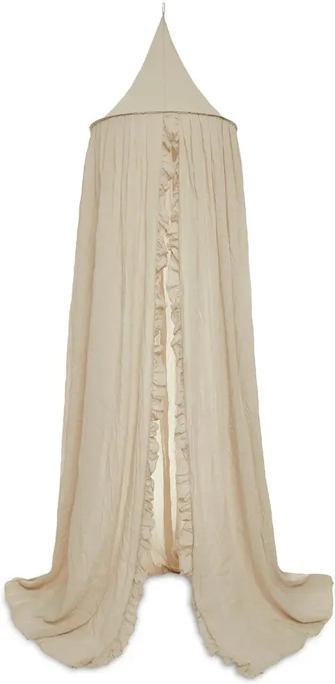 Балдахин для кроватки Jollein Vintage Ruffle 245cm (Nougat)