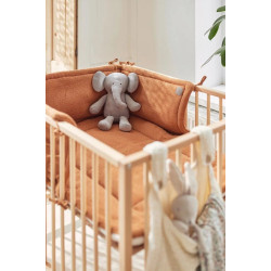 Bara de protectie pentru patut Jollein Bliss Knit (Caramel) Thumb