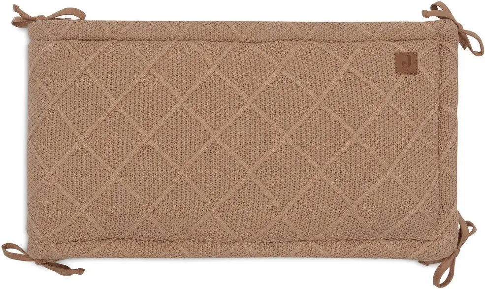 Бортик для детской кровати Jollein Check Knit (Biscuit) - 2