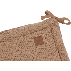 Бортик для детской кровати Jollein Check Knit (Biscuit) Thumb