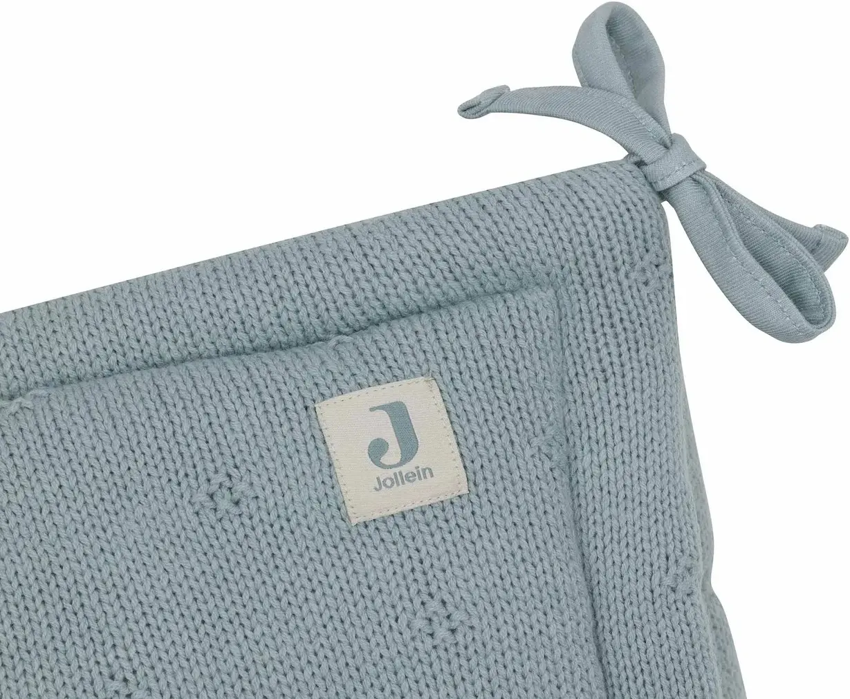 Бортик для детской кровати Jollein Cosy Knit (Sea Green) - 3