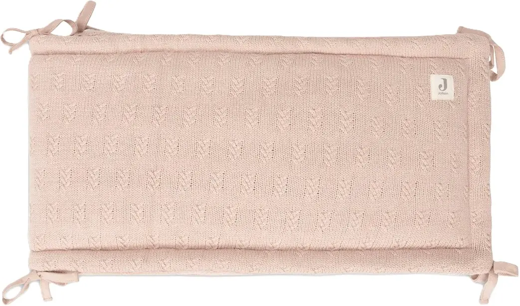 Бортик для детской кровати Jollein Grain Knit (Wild Rose) - 2