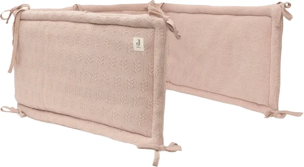 Бортик для детской кровати Jollein Grain Knit (Wild Rose)