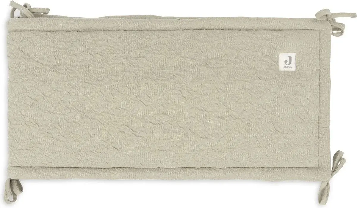 Бортик для детской кровати Jollein Soft Waves (Olive Green) - 2