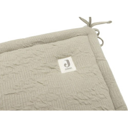 Бортик для детской кровати Jollein Soft Waves (Olive Green) Thumb