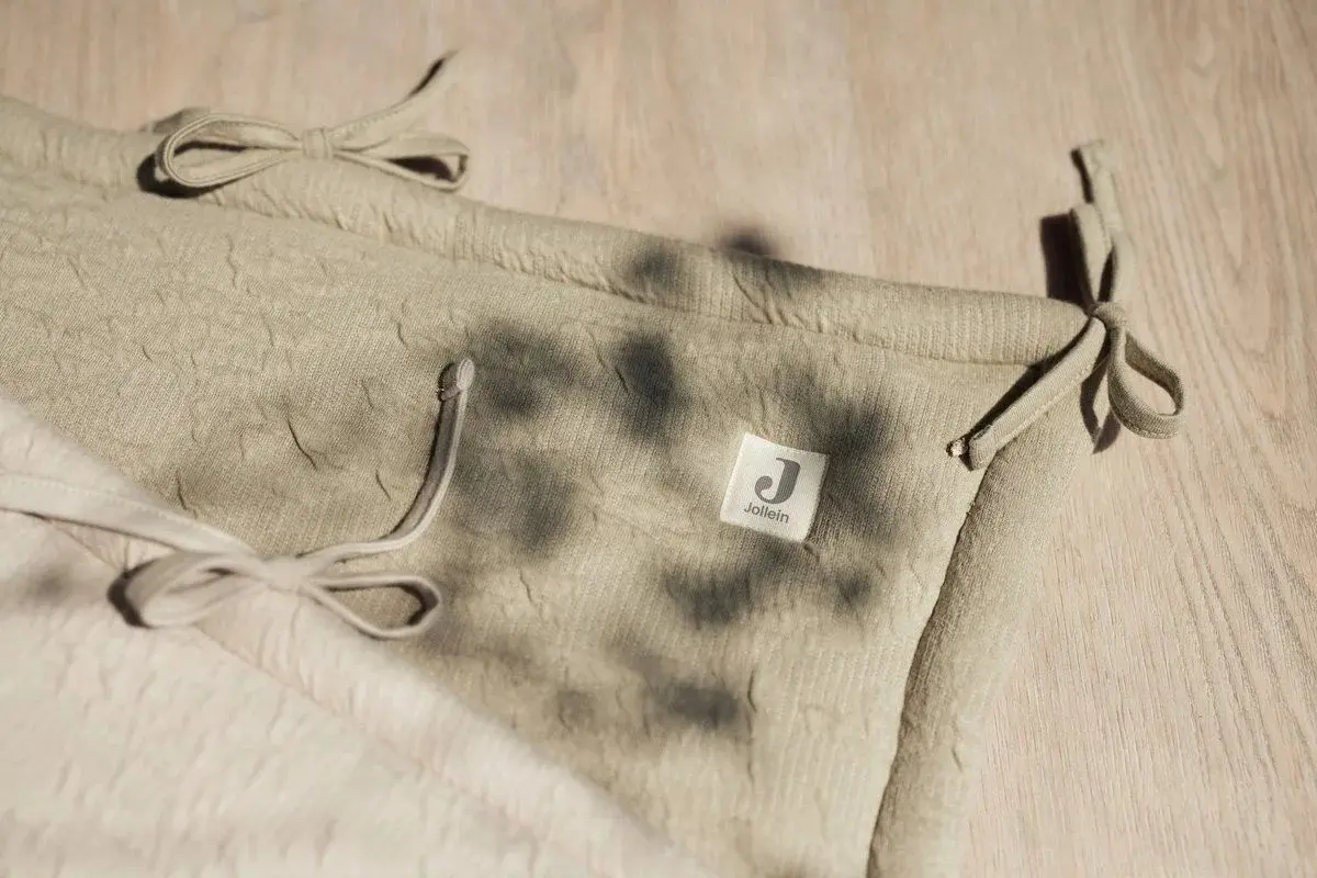 Бортик для детской кровати Jollein Soft Waves (Olive Green) - 7