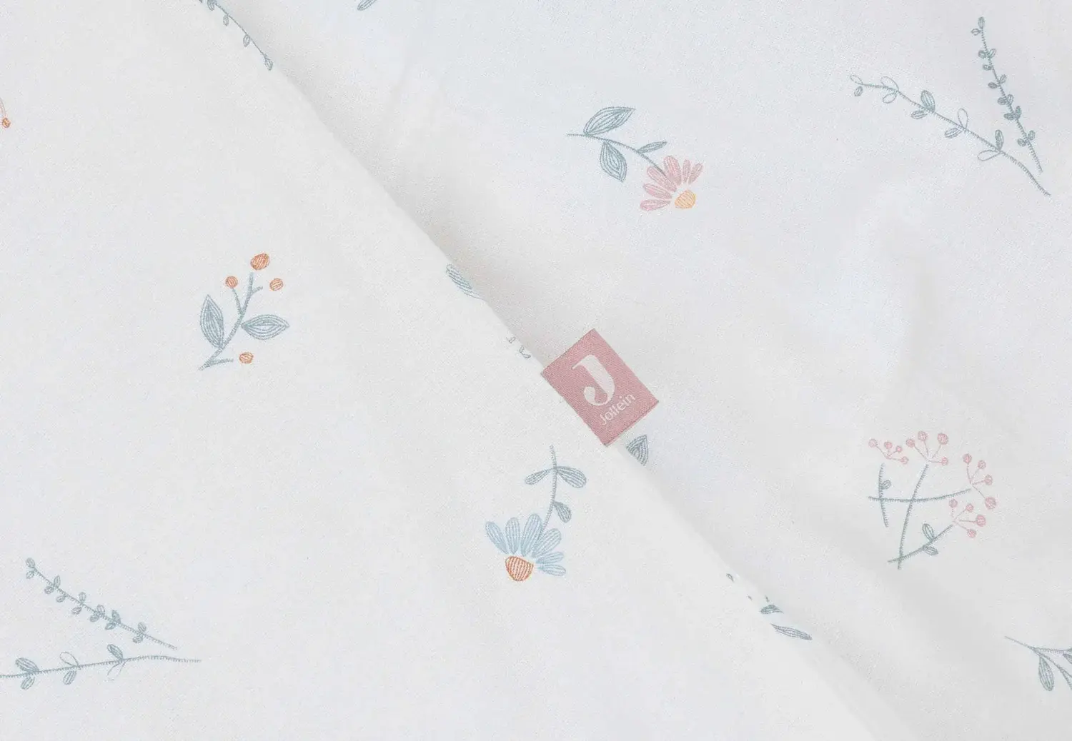 Детское постельное белье Jollein Lovely Birds 100x140 (White) - 2
