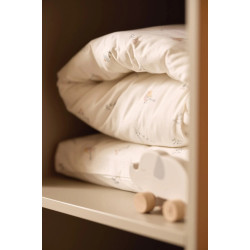 Детское постельное белье Jollein Lovely Birds 100x140 (White) Thumb