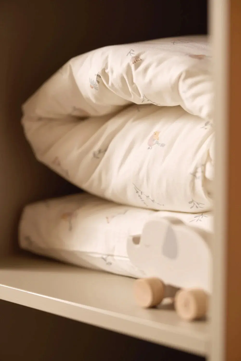 Детское постельное белье Jollein Lovely Birds 100x140 (White) - 3