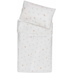 Детское постельное белье Jollein Lovely Birds 100x140 (White)