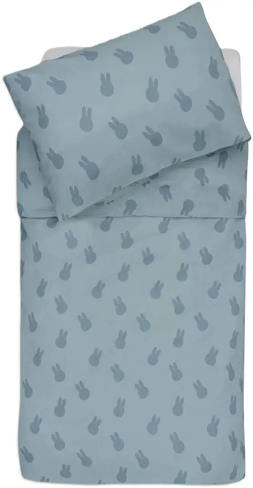 Детское постельное белье Jollein Miffy Shadow 100x140 (Sea Green)