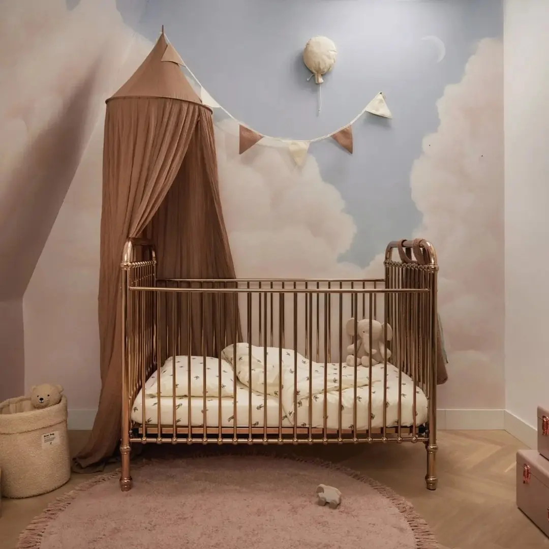 Детское постельное белье Jollein Rosehip 100x140 (White/Multicolor)