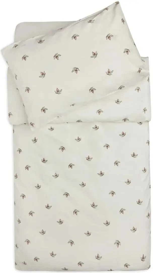 Детское постельное белье Jollein Rosehip 100x140 (White/Multicolor)