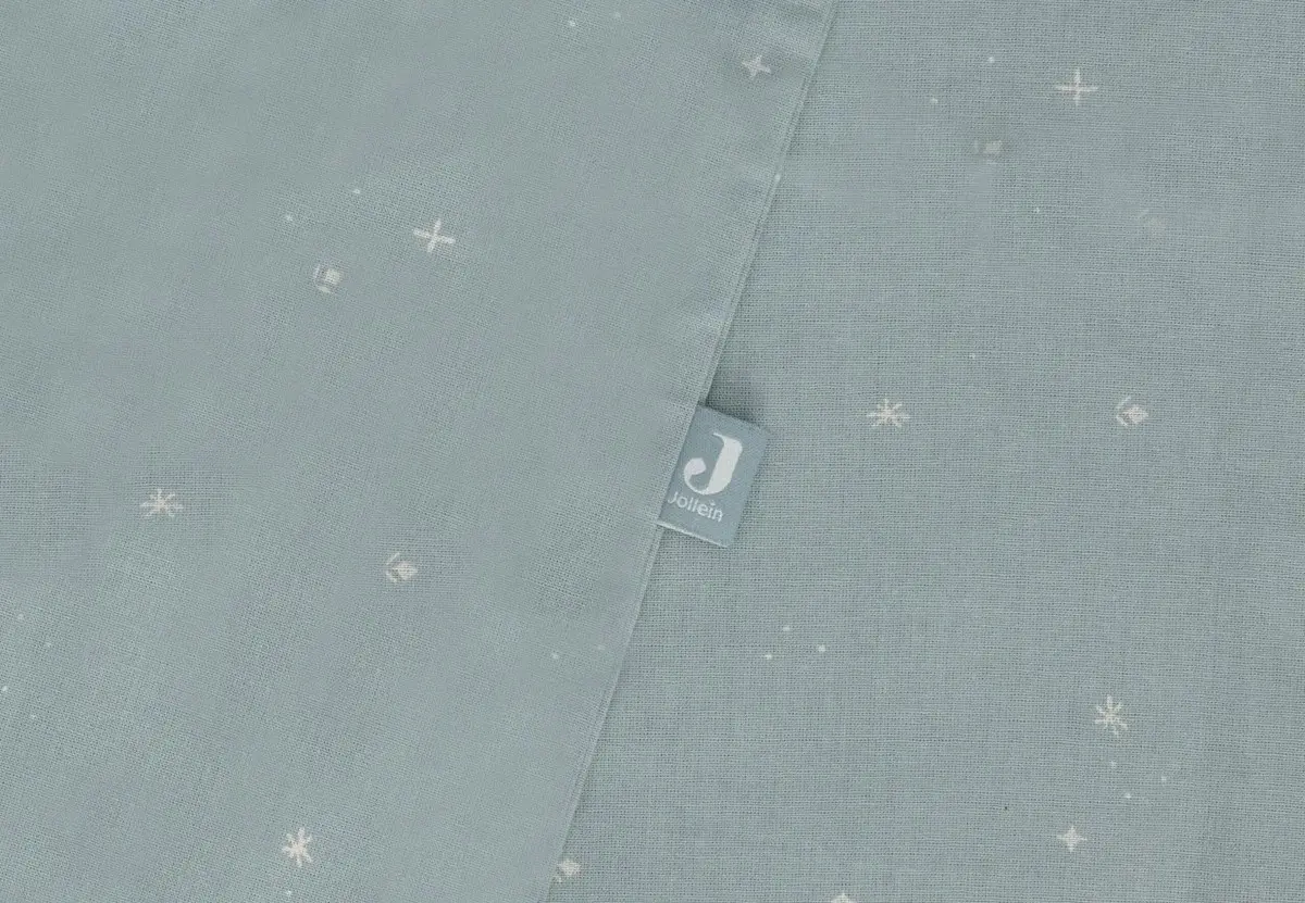 Детское постельное белье Jollein Twinkling 100x140 (Sea Green)