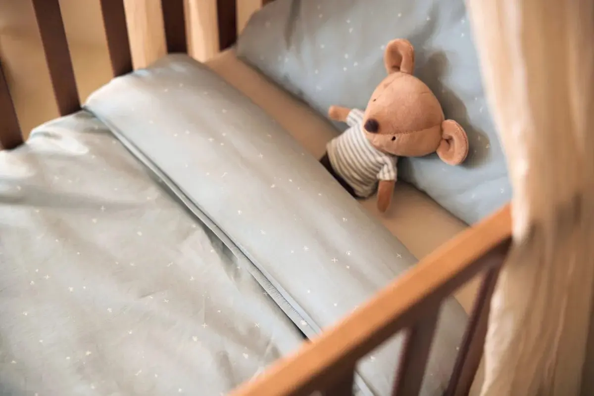 Детское постельное белье Jollein Twinkling 100x140 (Sea Green)