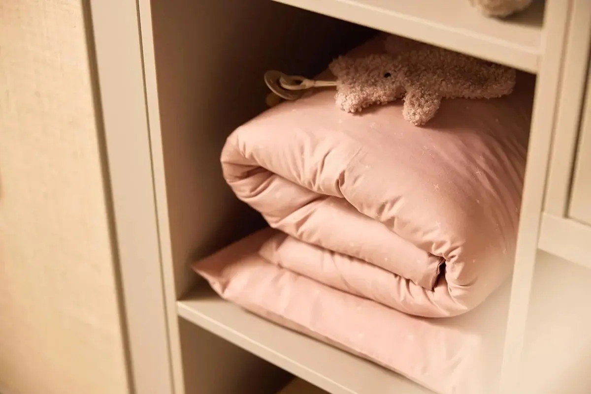 Детское постельное белье Jollein Twinkling 100x140 (Wild Rose)