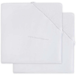 Простынь на резинке Jollein Molton 120x60 (White)