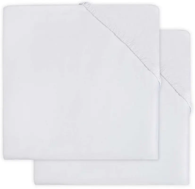 Простынь на резинке Jollein Molton 120x60 (White)