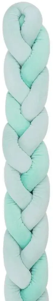 Бортик для детской кровати Kikka Boo 3 braids 180x12 (Mint)