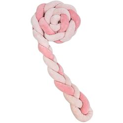 Бортик для детской кровати Kikka Boo 3 braids 210x20 (Pink) Thumb