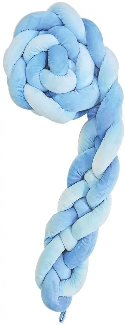 Бортик для детской кровати Kikka Boo 4 braids 180x15 (Blue)