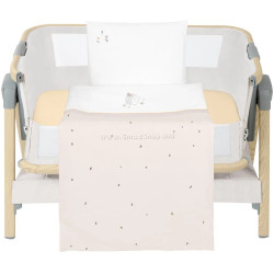 Lenjerie de pat pentru copii Kikka Boo Hedge-hugs 50x80 (Beige)