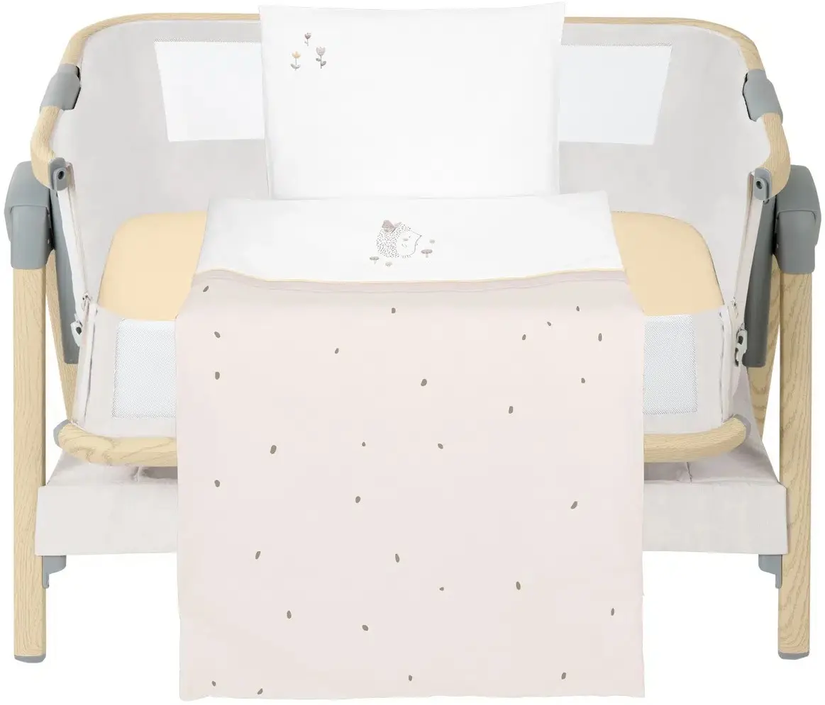 Lenjerie de pat pentru copii Kikka Boo Hedge-hugs 50x80 (Beige)