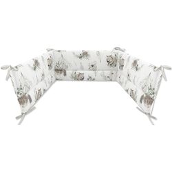 Bara de protectie pentru patut MimiNu Australian Animals (Beige)