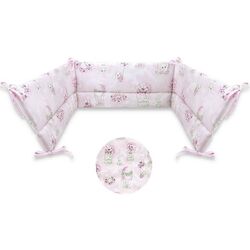 Bara de protectie pentru patut MimiNu Awesome Bunnies (Pink) Thumb